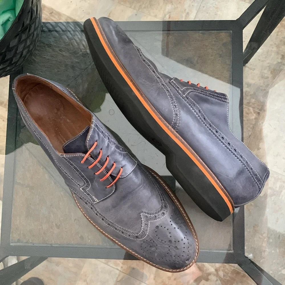 MERCANTI FLORENTINI Brogue Wingtip Derby.